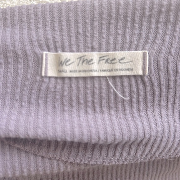 Purple/Gray Ribbed Sweater - Picture 3 of 3